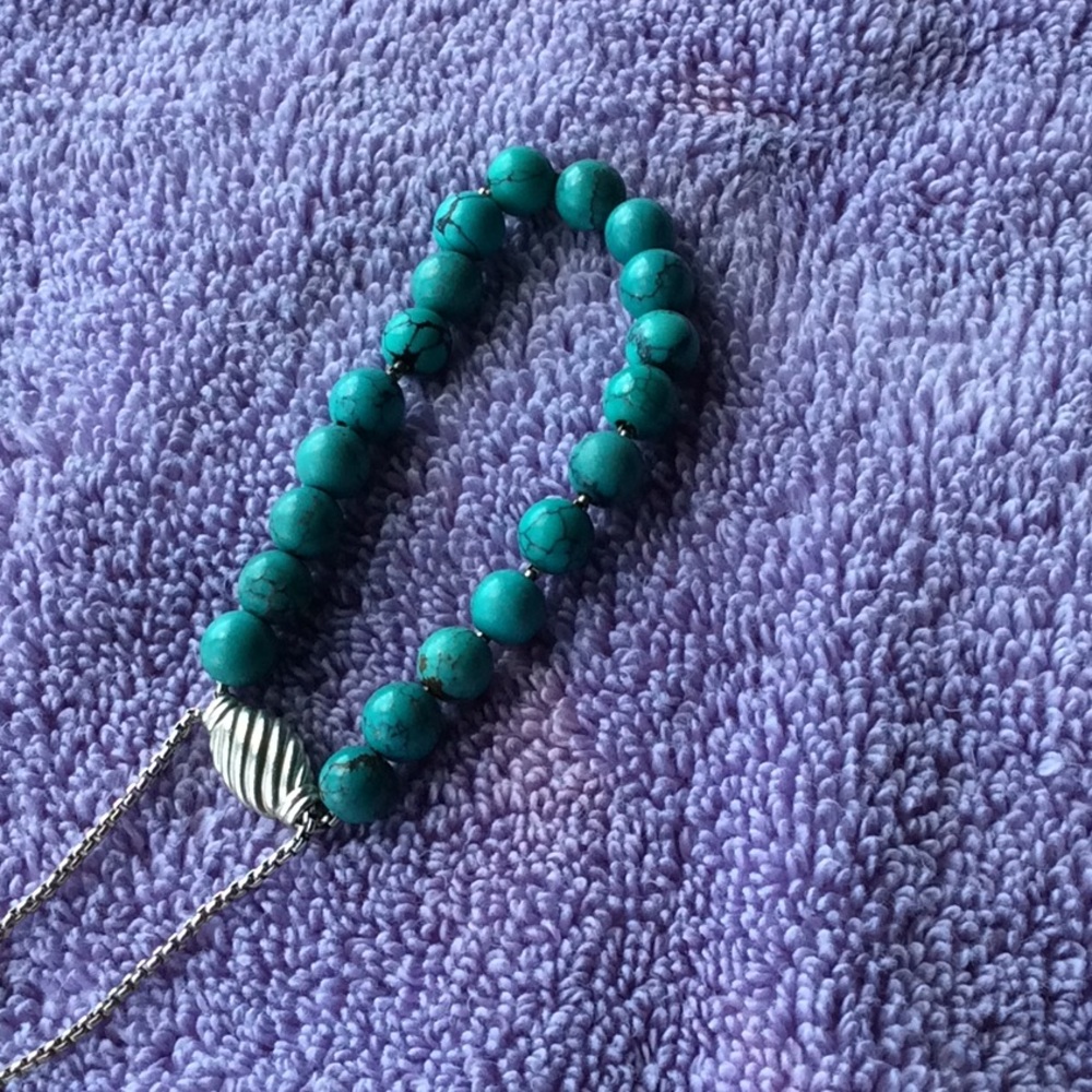 David Yurman turquoise bracelet
